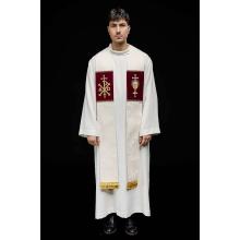 Fehér stóla hímzett - Eucharisztia + PX mintával