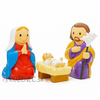 Szent család figurakészlet - 8cm