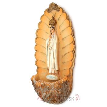 Szenteltvíztartó - Fatimai Szűzanya - 21cm