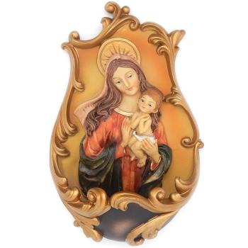 Szenteltvíztartó - Madonna - 17cm