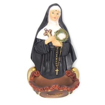 Szenteltvíztartó - Szent Rita - 13cm