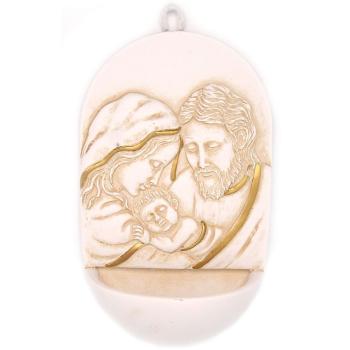 Szenteltvíztartó - Szent család  - 10cm