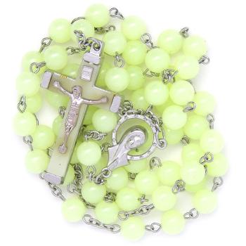 Világító rózsafüzér 7mm gyöngyök