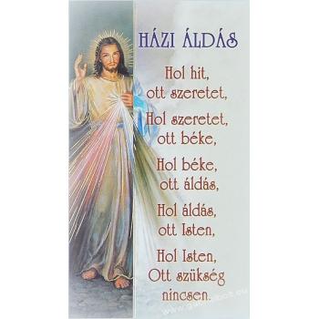 Szentképes hűtőmágnes - Házi áldás