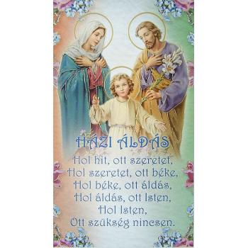 Szentképes hűtőmágnes - Házi áldás
