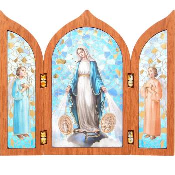 Szárnyas oltár 12x10cm - Csodás érem