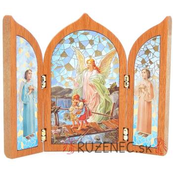 Szárnyas oltár 12x10cm - Őrangyal