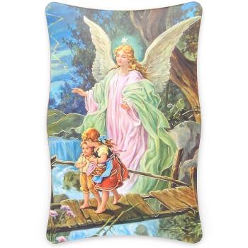 Domborított kép 10x15cm - Őrangyal