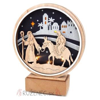 Karácsonyi lámpa - 20x16x9cm