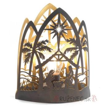 Karácsonyi lámpa - 22x18x10cm